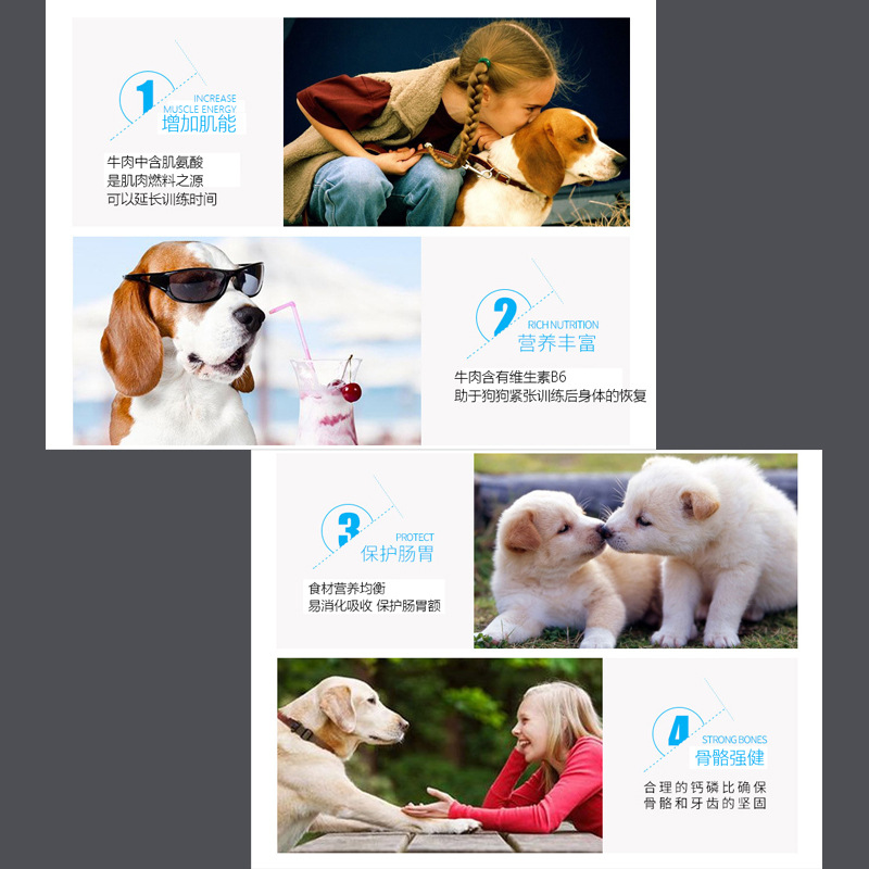 Snacks pour chiens, nourriture pour chiens, flocons de neige lyophilisés, tranches de bœuf, poulet, dressage de chiens, récompenses, bâtonnets de dentition sains
